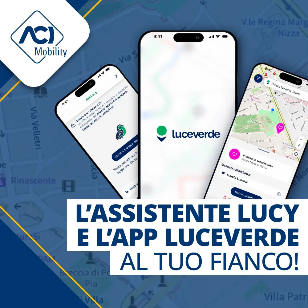 L'Assistente Lucy e l'app Luceverde al tuo fianco!